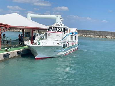 久高島　船着き場