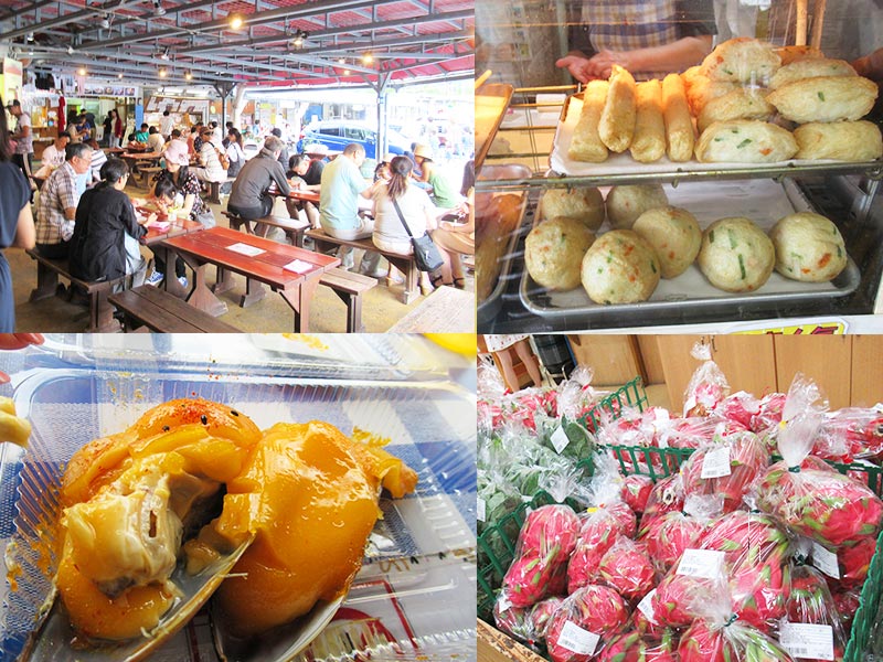 沖縄県　恩納村　恩納の道　なかゆくい市場の食べ物の画像